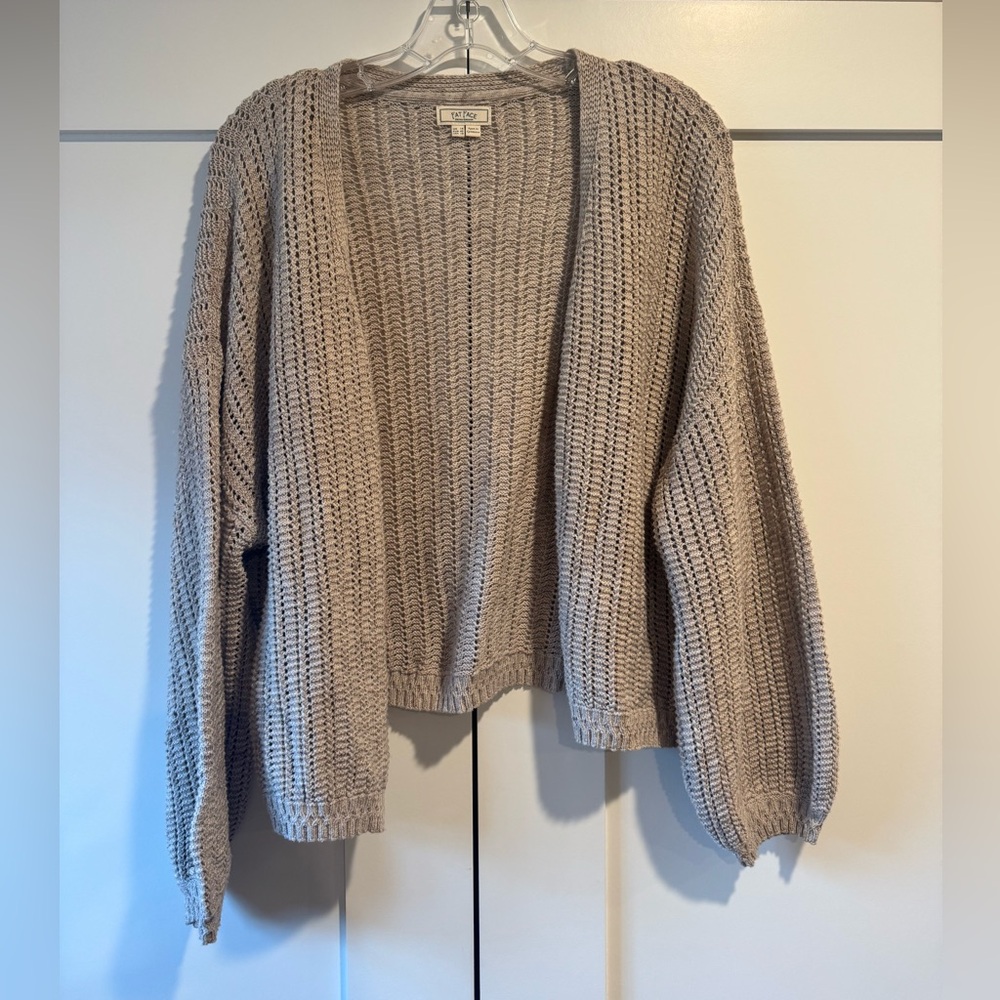 Fat Face Knit Open-Front Cardigan
